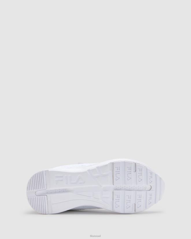 לבן FILA רצועת פילה קלאסית לילד לבן 68LF3174