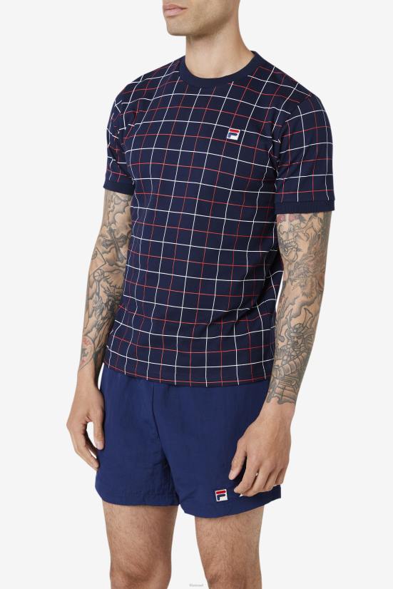 חיל הים/אדום/לבן FILA קסביאן צוות חיל הים/אדום/לבן פילה 68LF317