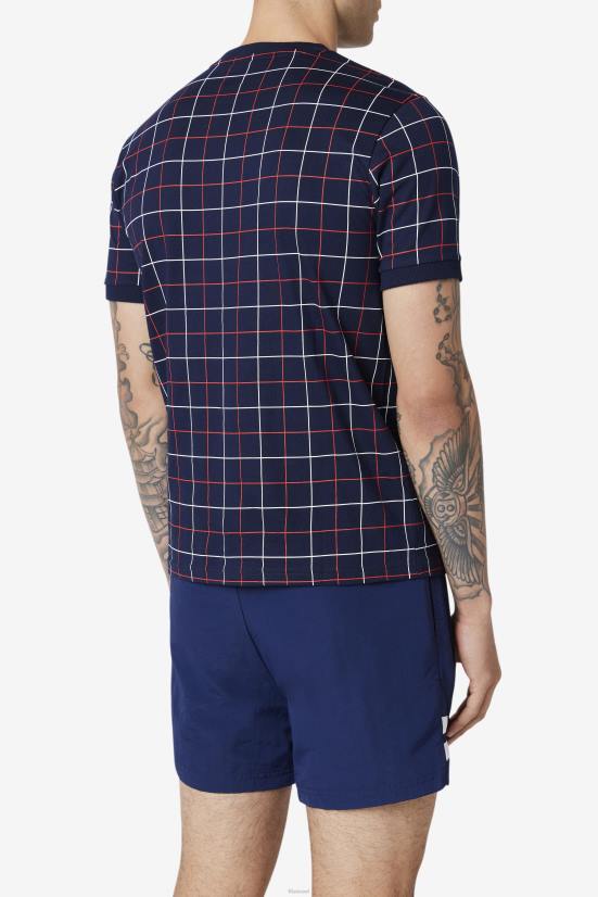 חיל הים/אדום/לבן FILA קסביאן צוות חיל הים/אדום/לבן פילה 68LF317