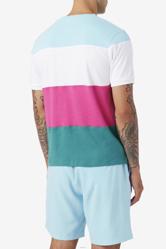 לבן/סגול/פטיט פור FILA מגישים לצוות פילה לבן/סגול/פטיט פור 68LF323