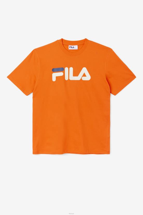 עגבניות שרי/אבן/צי FILA טי נשר גברים עגבניות שרי/אבן/נווי פילה 68LF329