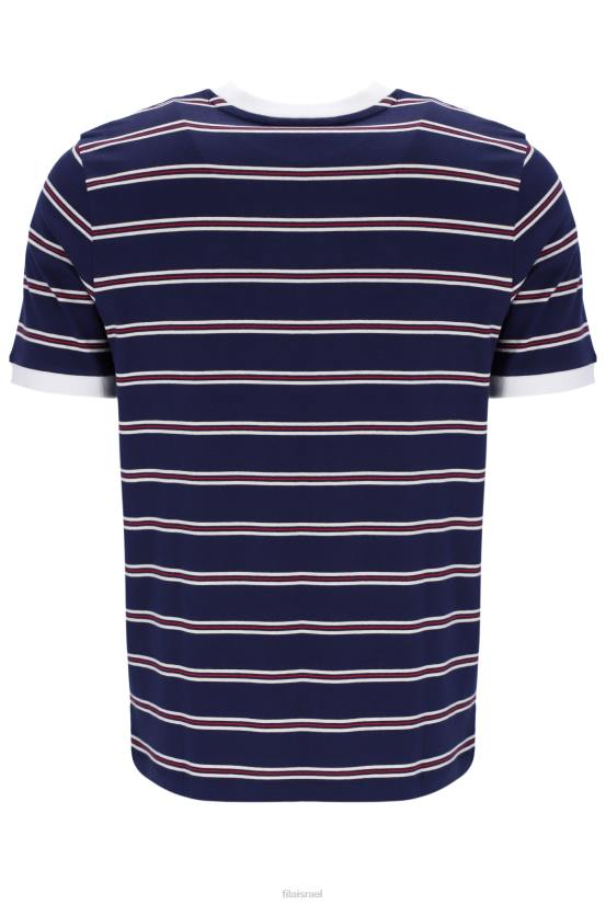 FILA טי רינגר של סנטיאגו עם פס מורשת פילה 68LF3306