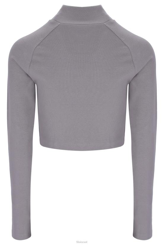 FILA קאיה חתכה פילה עליונה עם שרוולים ארוכים 68LF3395