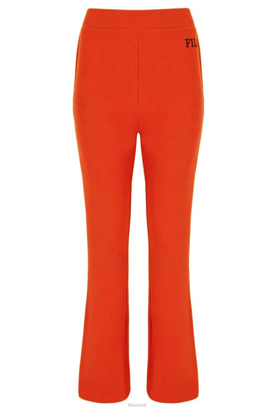 FILA לונה נשים מכנסיים צלעות עבות מתרחבות 68LF3396
