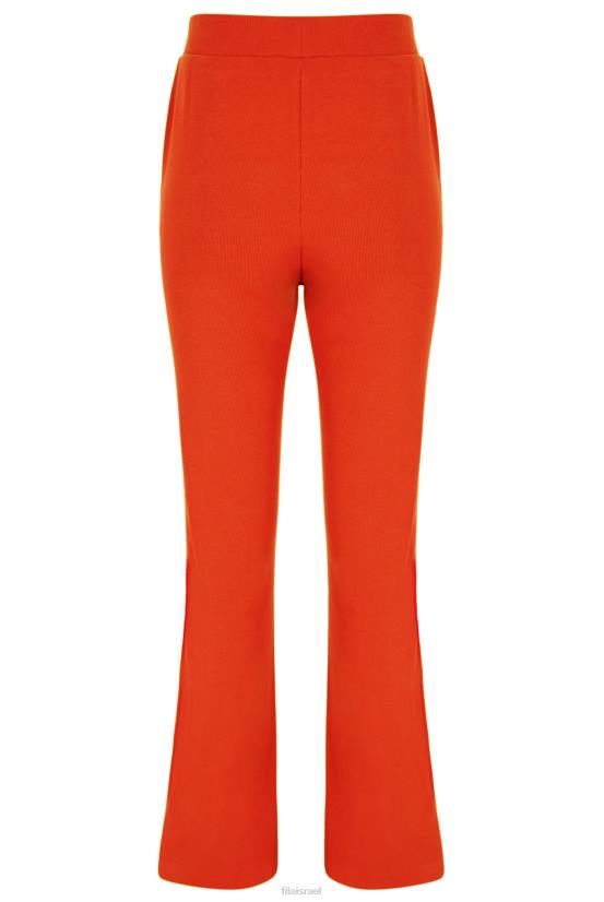 FILA לונה נשים מכנסיים צלעות עבות מתרחבות 68LF3396