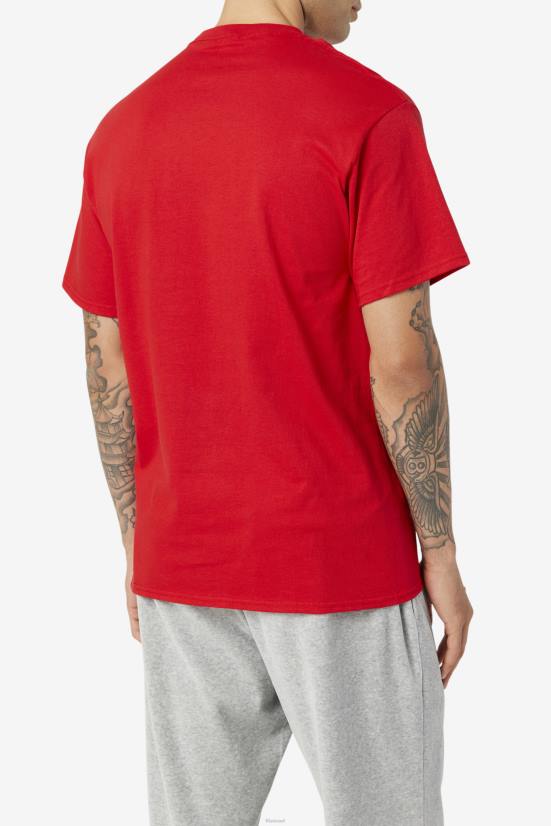 אדום/כהה/לבן FILA פילה טי כושר מקורי אדום / נייבי / לבן 68LF354