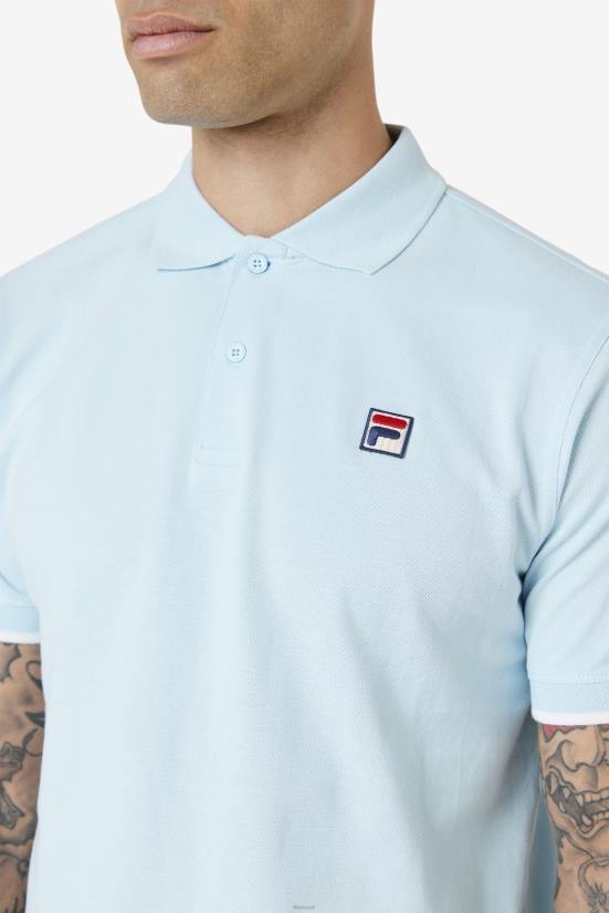 כְּחוֹל FILA פילה פולו כחול מותאם אישית 68LF355