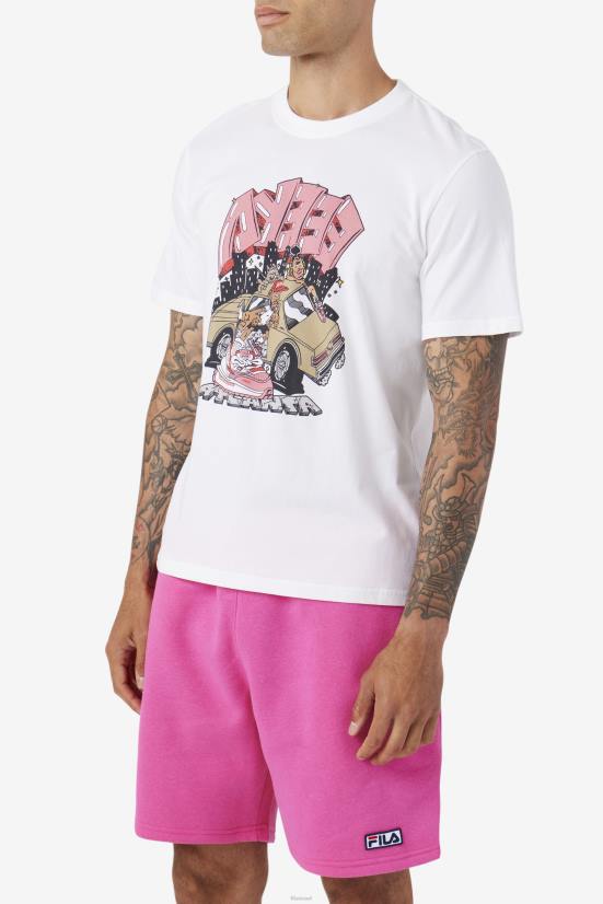 לבן FILA ווק טי פילה לבן 68LF359