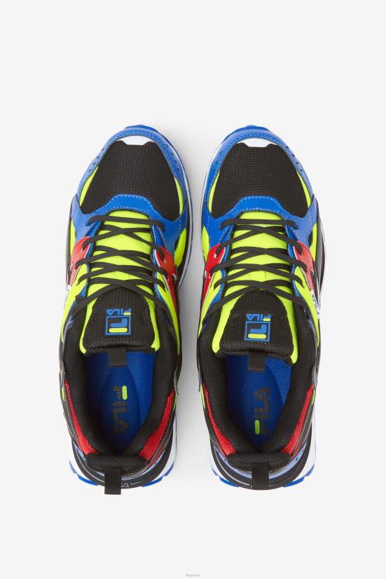 שחור/כחול/צהוב FILA סנדל לגברים פילה שחור/כחול/צהוב 68LF35