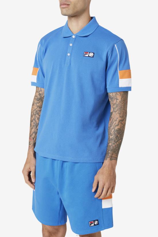 ורד כחול/לבן/אלמוג חזק FILA ורד כחול/לבן/קורל חזק קודה פולו פילה 68LF420