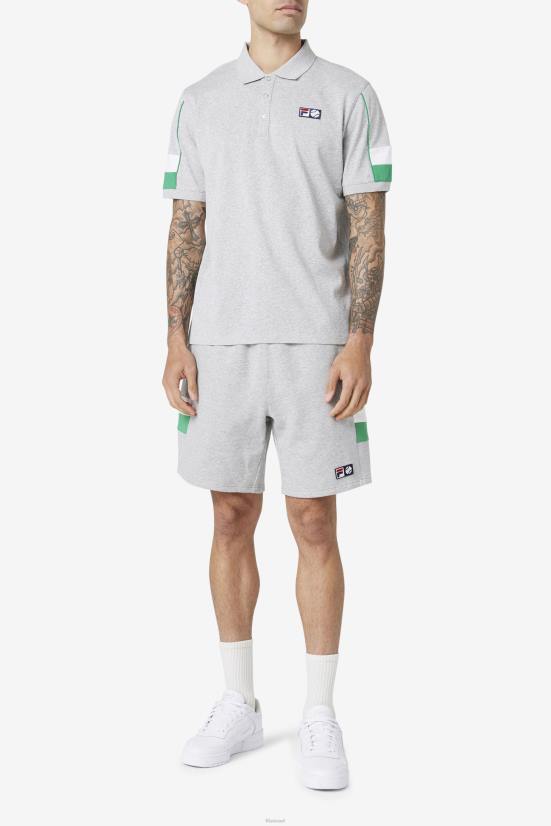 אפור בהיר/פולי ג'לי/לבן FILA פילה קודה פולו אפור בהיר/פולי ג'לי/לבן 68LF421