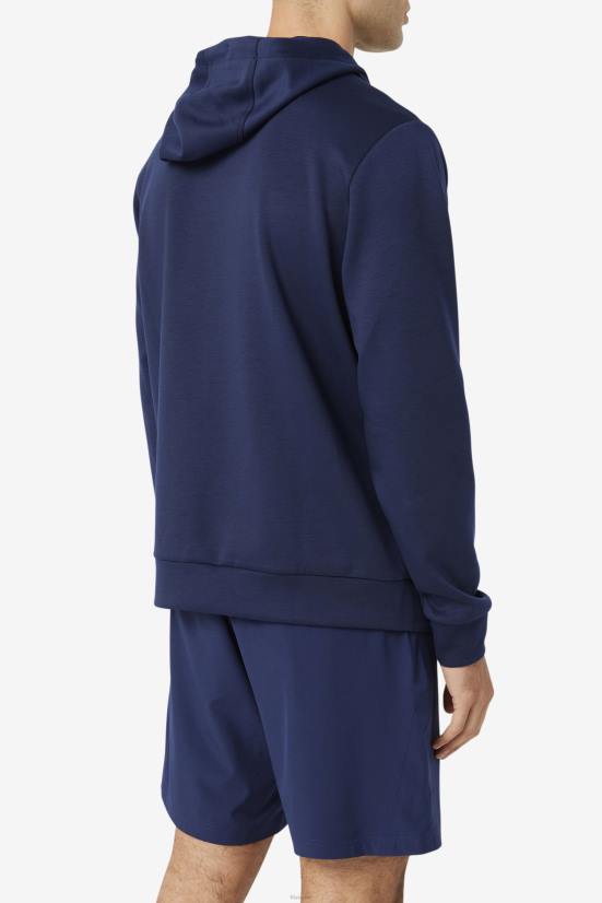 מעיל טווס/שחור FILA קפוצ'ון פילה אדהין/שחור 68LF465