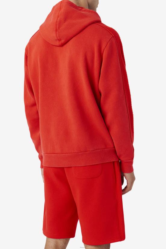 אדום/כחול לוהט FILA קפוצ'ון וינטג' לשטיפה אדום/כחול פילה בריסון 68LF519