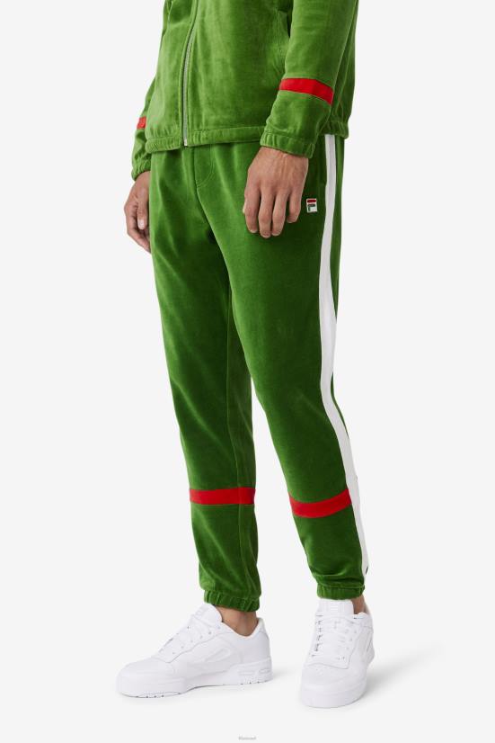 גן רשמי/לבן/אדום FILA גן רשמי / פילה מכנסיים קטיפה לבנה / אדומה 68LF582