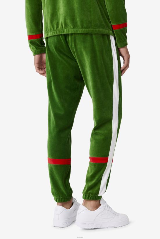 גן רשמי/לבן/אדום FILA גן רשמי / פילה מכנסיים קטיפה לבנה / אדומה 68LF582