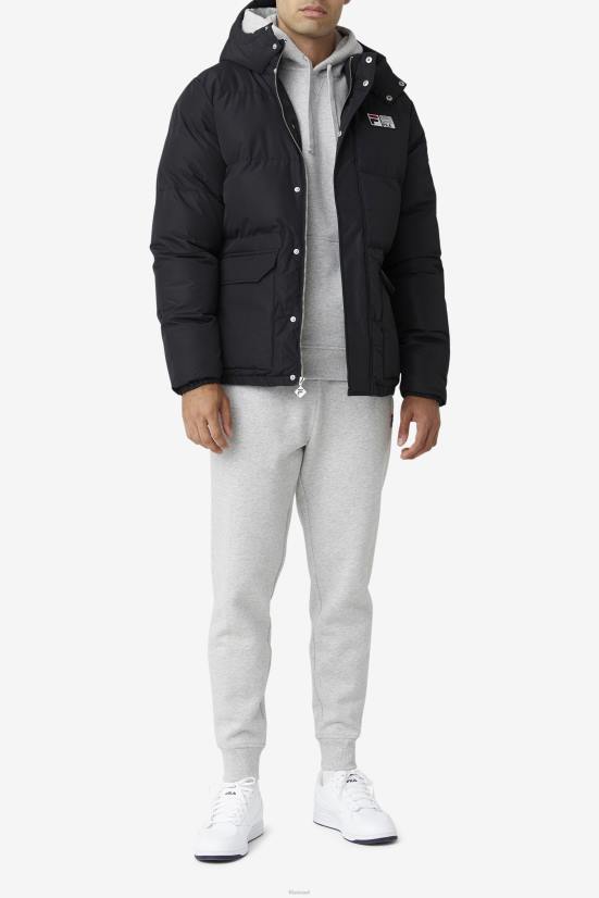 שָׁחוֹר FILA מעיל פחזנית אוטלר פילה שחור 68LF788