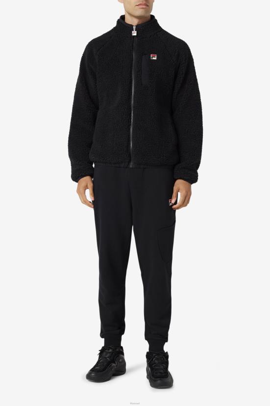 שָׁחוֹר FILA ז'קט פילה יורי שחור 68LF801