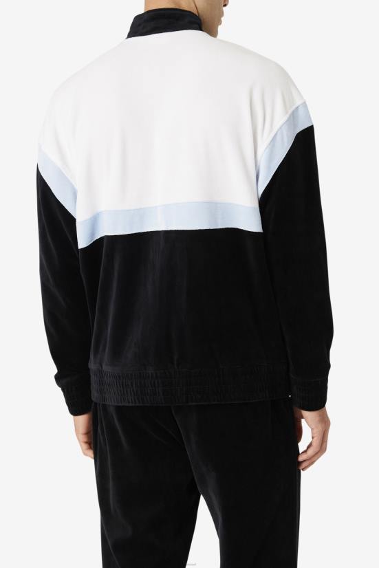 שחור/לבן/סקייוויי FILA מעיל קטיפה שחור/לבן/סקיוויי פילה מנסור 68LF819