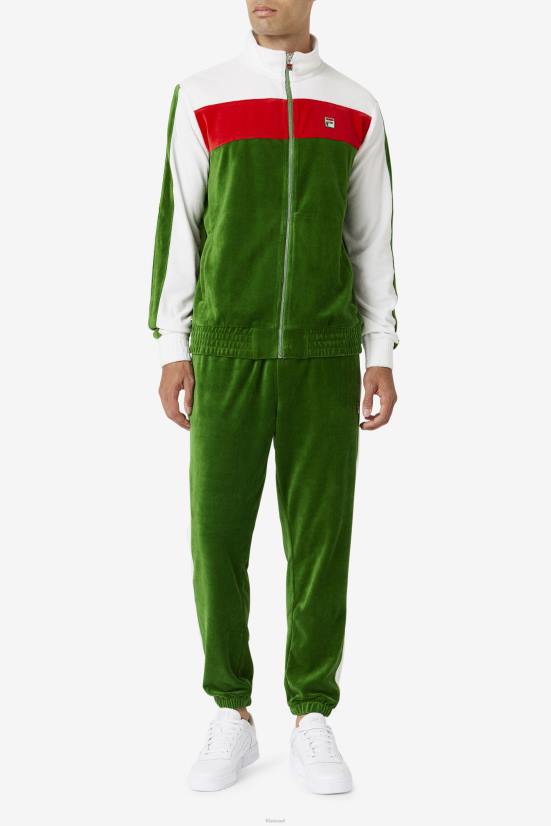 גן רשמי/לבן/אדום FILA מעיל קטיפה ברייס גן רשמי/פילה לבנה/אדום 68LF821