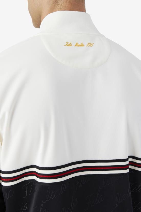 שחור / גן / צהוב FILA מעיל טרנינג שחור/גרדניה/צהוב פילה 68LF846