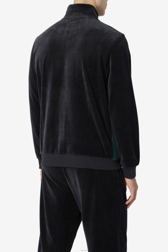 באג שחור/יוני/זוהר זהוב FILA מעיל קטיפה מרטן שחור/ג'וני באג/פילה זוהר זהוב 68LF857