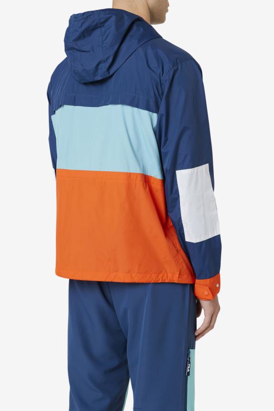 נייבי/באיו/עגבניות שרי FILA נייבי/באיו/עגבניות שרי תארו מעיל רוח פילה 68LF858