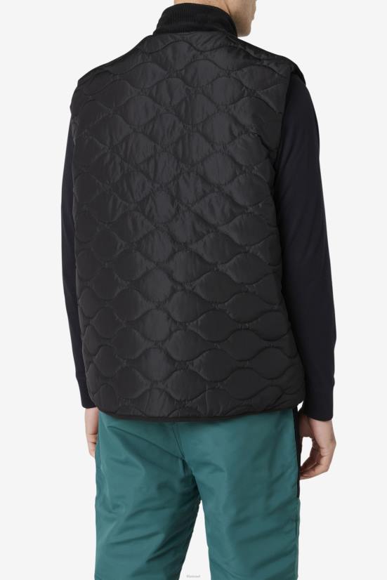 שָׁחוֹר FILA אפוד צלע שחור פילה 68LF862