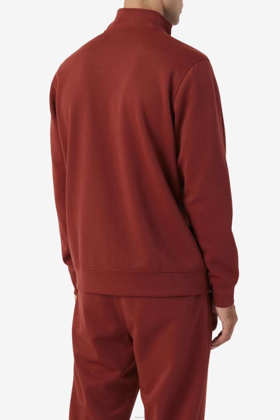 חום אדום/שחור FILA מעיל גונאל רוכסן פילה חום/שחור אדום 68LF869