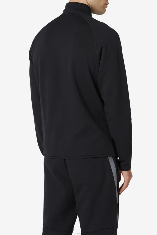 שָׁחוֹר FILA מעיל טרנינג פילה שחור 68LF873