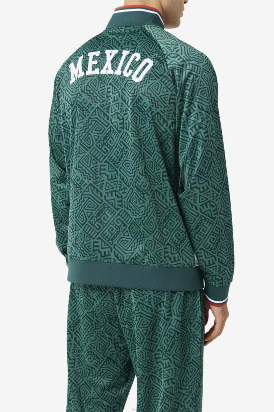 באג יוני/לבן/אדום לוהט FILA מעיל ספורט פילה מקסיקו אדום/לבן/אדום לוהט יוני באג 68LF909