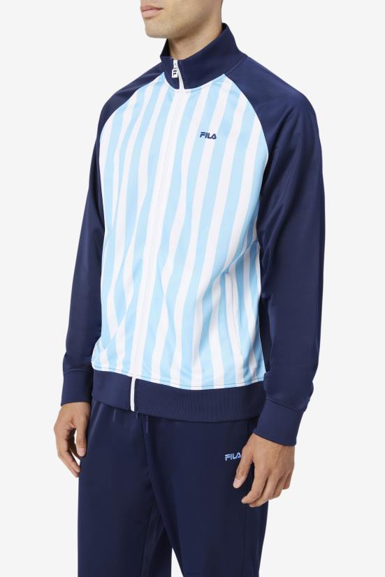 ים/לבן/ים הבלטי FILA מעיל ספורט חיל הים/לבן/ים הבלטי ארגנטינה פילה 68LF924