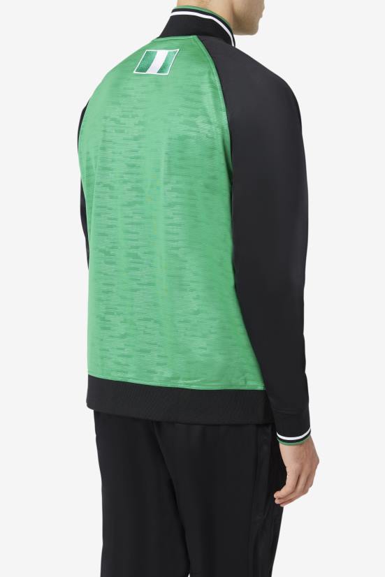 שעועית ג'לי/שחור/לבן FILA ז'קט ניגריה פילה ג'לי שעועית/שחור/לבן 68LF926