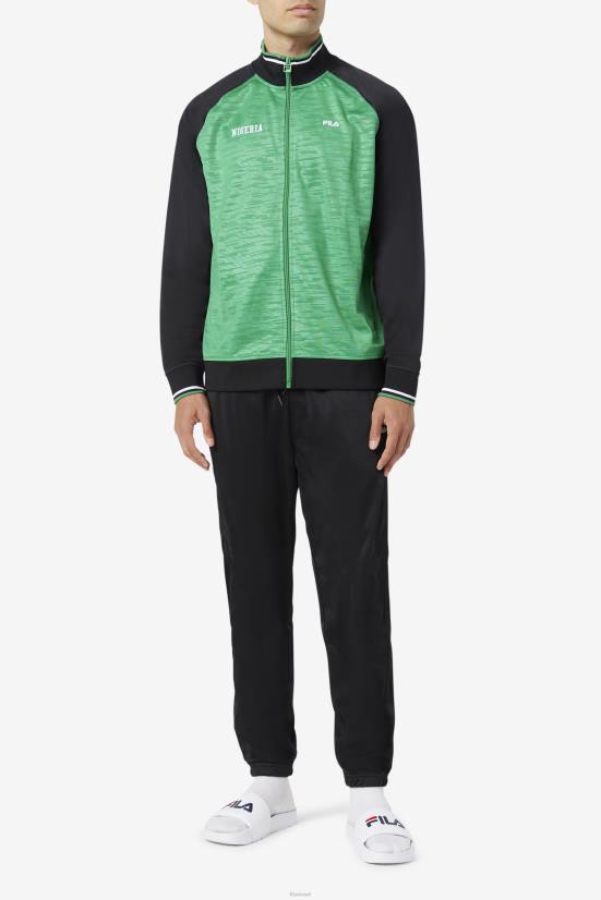 לבן שחור FILA מכנסי מסלול ניגריה פילה שחור/לבן 68LF929