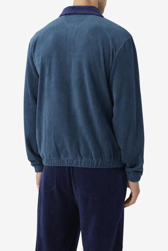 צהבהב/צי/אנפה FILA ג'קט צהבהב/צי/אנפית ג'רארד קטיפה פילה 68LF936