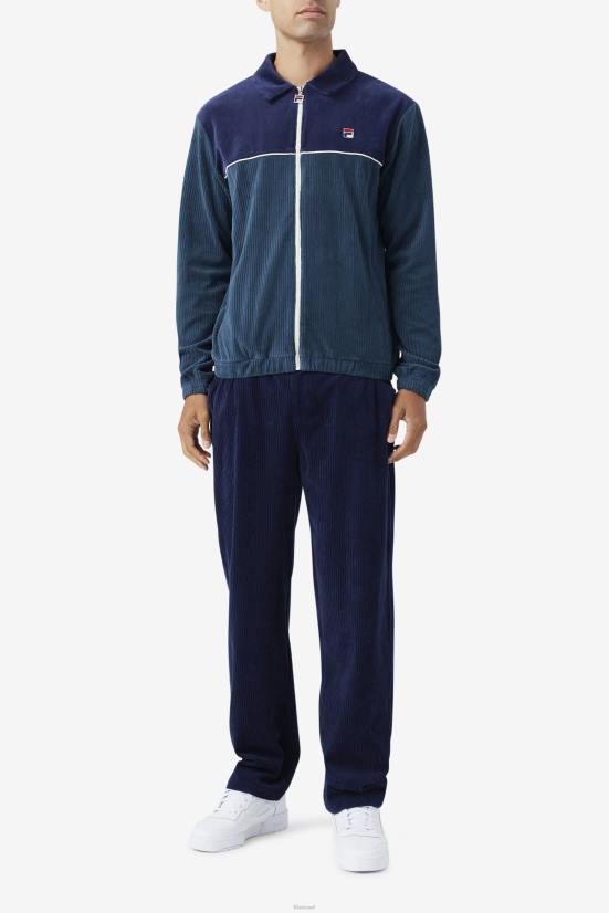 צהבהב/צי/אנפה FILA ג'קט צהבהב/צי/אנפית ג'רארד קטיפה פילה 68LF936