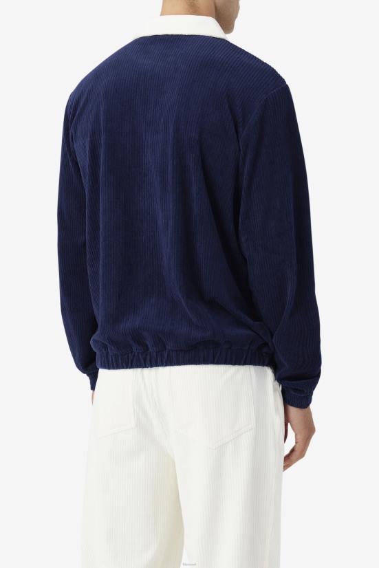 חיל הים/אנפה/אדום FILA ג'קט פילה ג'רארד קטיפה נייבי/אנפה/אדום 68LF937