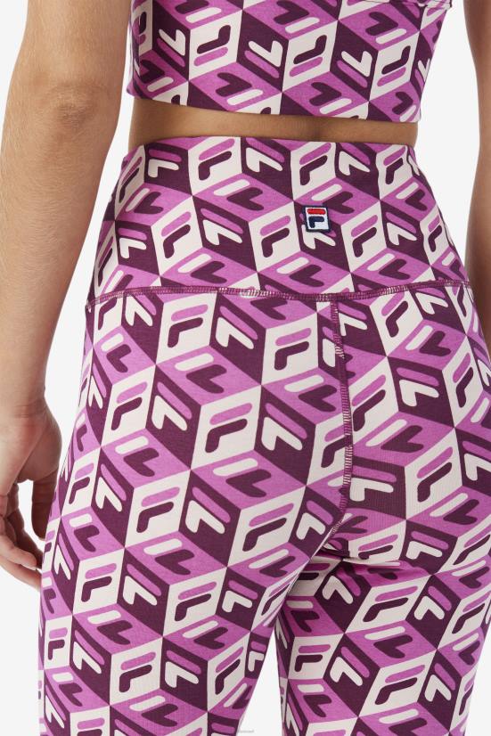 יין אודם/פוטפורי/ענבים FILA אודם/פוטפורי/יין ענבים קרטרס 7/8 פילה צמוד 68LF1704