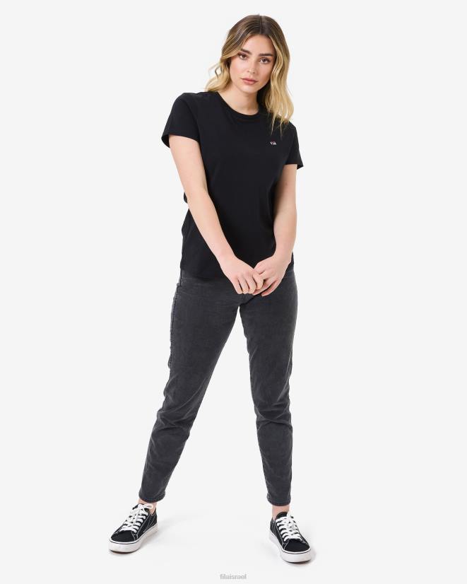 שָׁחוֹר FILA חולצה שחורה Fila volara badge 2.0 68LF2943