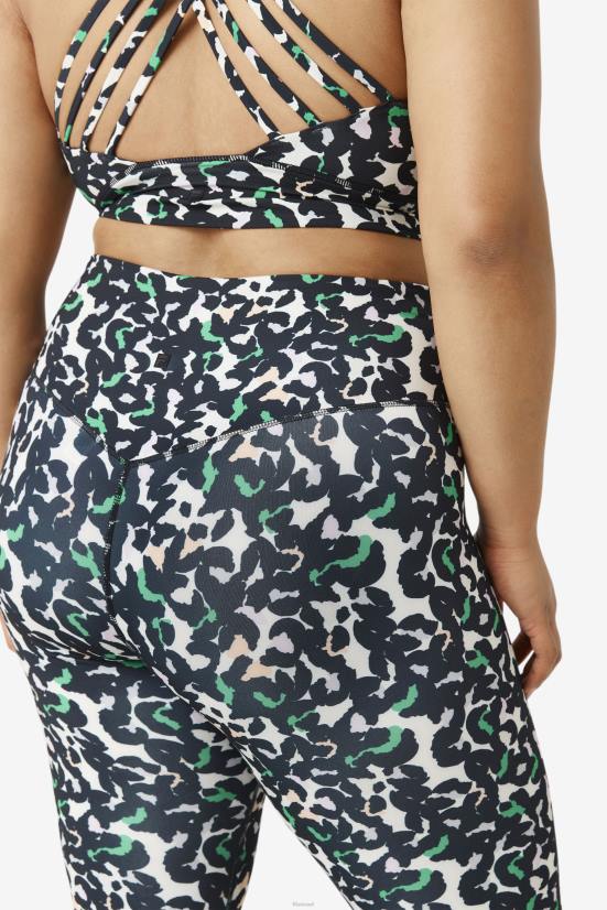 הדפס בעלי חיים שחורים FILA Forza חותלות 7/8 מלוטש בהדפס בעלי חיים שחורים פילה 68LF1988