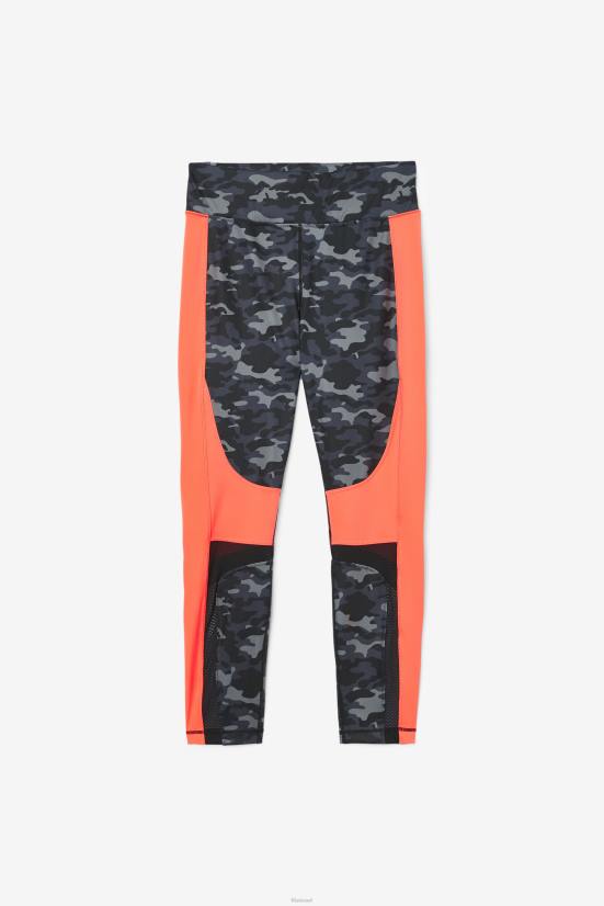 קאמו כהה/אלמוגים לוהטים/שחור FILA Forza color blocked legging fila dark camo/hot coral/שחור 68LF2000