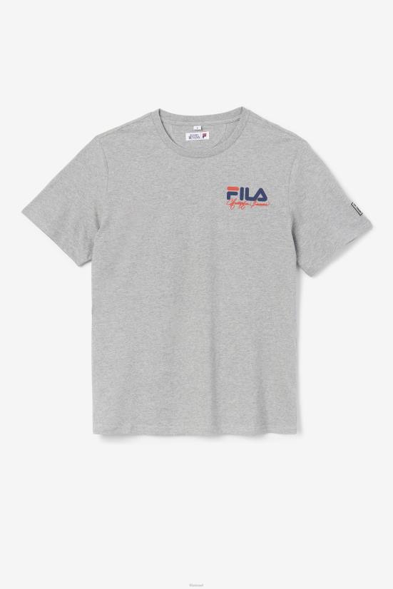 אפור אברש FILA Heather Grey Bevans Park גרפי טי פילה 68LF390