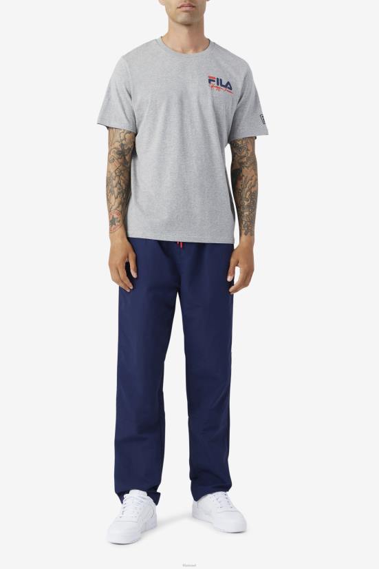 אפור אברש FILA Heather Grey Bevans Park גרפי טי פילה 68LF390
