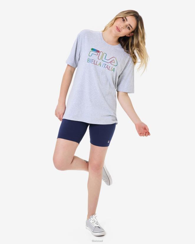 מרל אפור בהיר FILA טי פילה אוברסייז אפור בהיר Marle Maddy 68LF2940