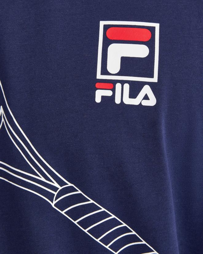 חיל הים החדש FILA טי וויאט לגברים New Navy Fila 68LF2387