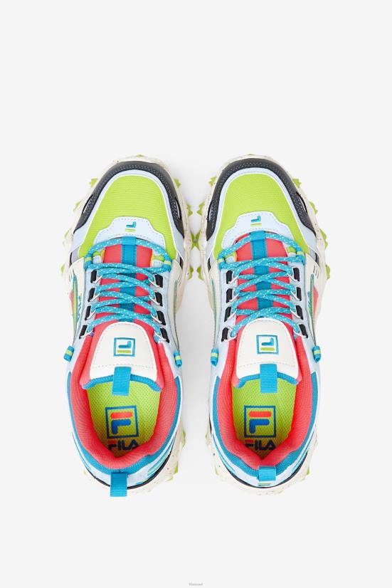 פונץ' ורוד דיווה/כסף/ליים FILA Oakmont tr fila diva לנשים ורוד/כסף/ליים פונץ' 68LF1214