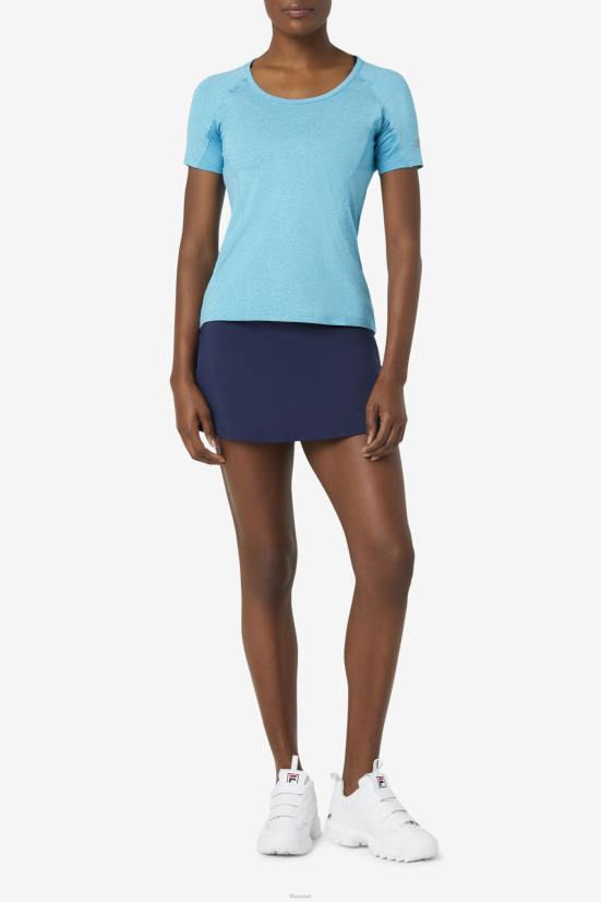 אברש טורקיז FILA Pickleball העליון שרוול קצר פילה טורקיז אברש 68LF2024