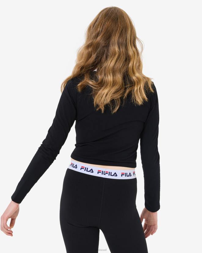 שָׁחוֹר FILA Sage ls טי פילה שחור 68LF2936