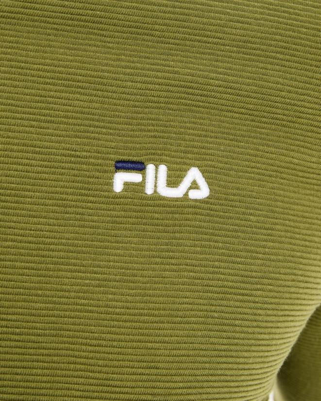 זית FILA צווארון V צווארון גברים זית לגברים 68LF2634