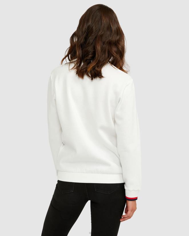 בית מקלט לבן FILA White Asylum Unisex Badge Crew Fila 68LF2640