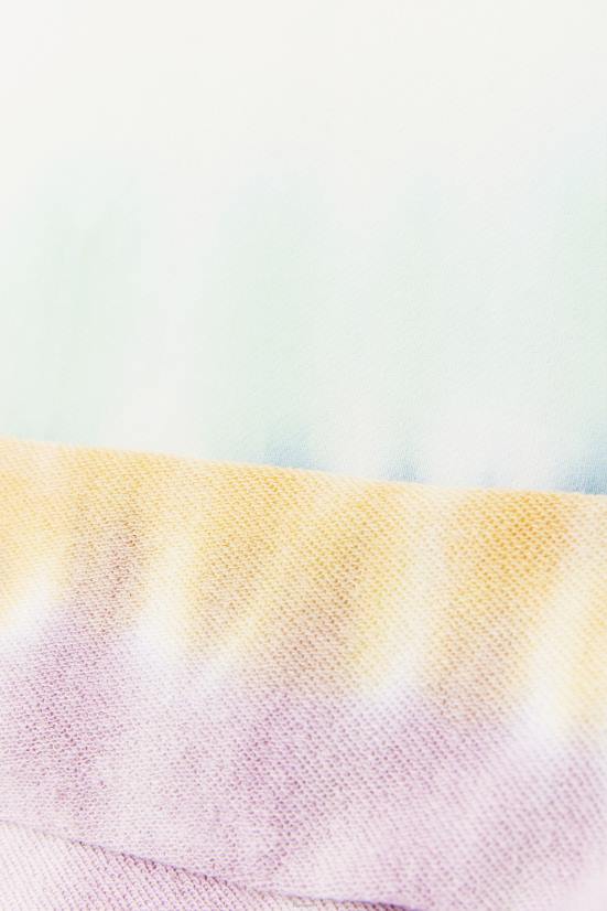 צבע עניבה לבן FILA aerolynn tie dye hoodie white tie dye fila 68LF1529